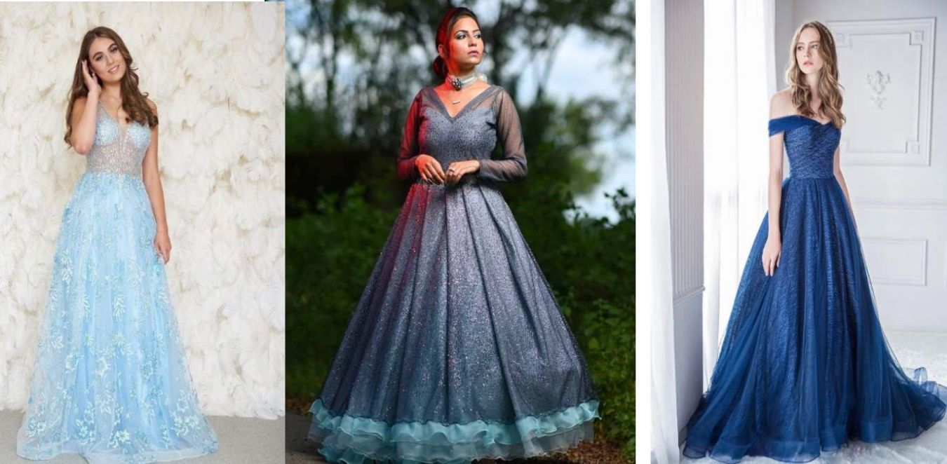 10 Beautiful Blue Wedding Frocks To Don On Your D-Day 2022